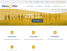 Tablet Screenshot of otten-flim.nl
